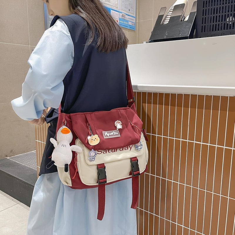 Extolove Cute Messenger Bag, Crossbody Bags for Women Kawaii Messenger Bags Purses - Image 2
